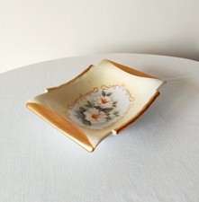 Centrotavola in porcellana Limoges – decorato a mano, vintage anni '60/'70