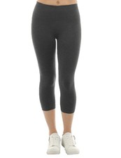 Damen Capri 3/4 Leggings kurze Hose Leggins Baumwolle