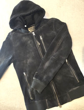 ALL SAINTS Wildlederjacke Leder EXTRA SMALL H...