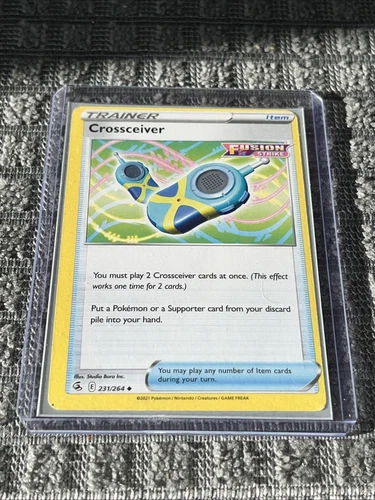 Pokemon Trainer Crossover 231/264 Mis Cut Error. Black Dot NM+