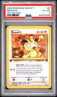 2000 POKEMON ROCKET 1ST EDITION #62 MEOWTH PSA 6