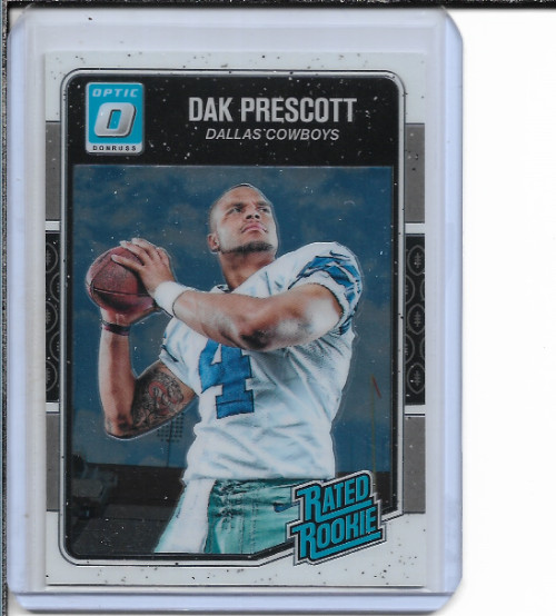 2016 Panini Donruss Optic Dak Prescott Rated Rookie #162 NM