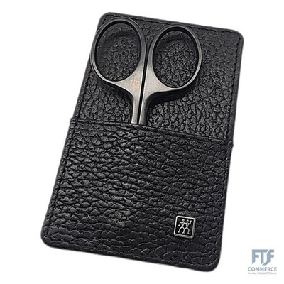 ZWILLING Maniküre-Set (3 teilig, Echtleder Stecketui, Reiseset, mit Nagelschere)