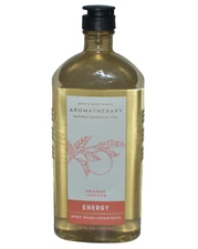 *Discontinued* Bath Body Works Aromatherapy ENERGY ORANGE GINGER Shower Gel 10oz