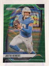 2024 Panini Prizm - Green Wave Prizm #157 Justin Herbert