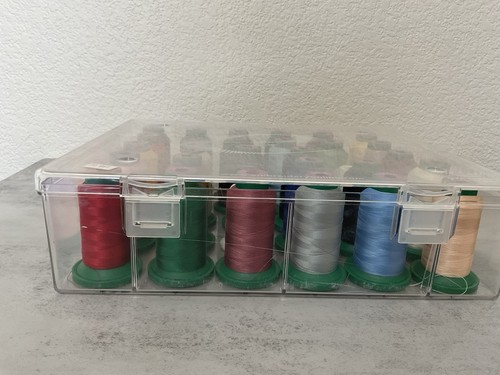Lot Isacord Multi Cooler 1000m cones machine embroidery thread And Case. - Picture 7 of 7
