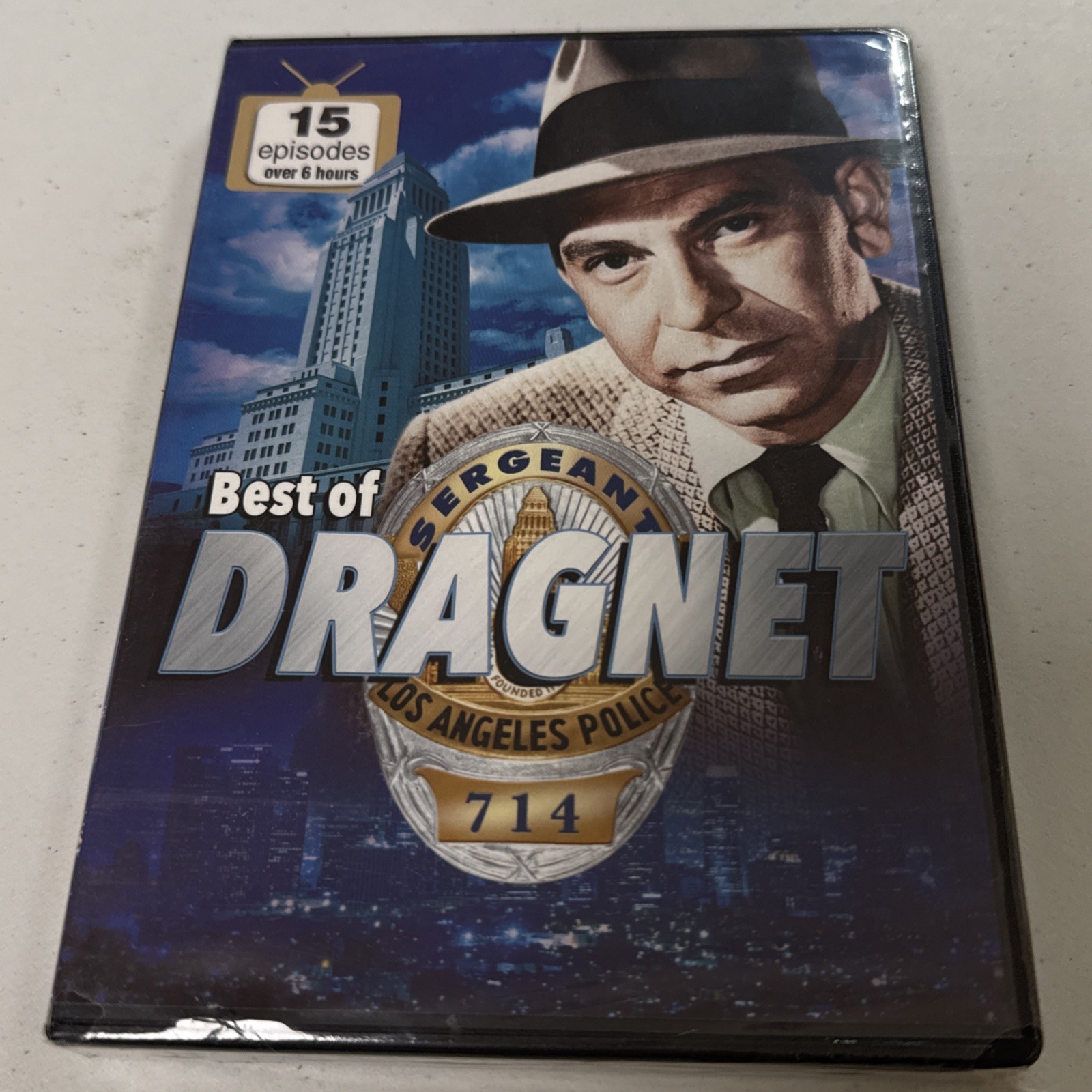 DVD Best of Dragnet (15 Ep/6hrs) 1950s B&W - 2014 Release - NEW Sealed