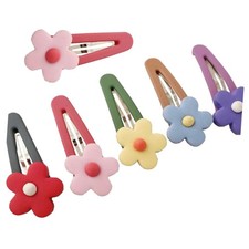 6pcs Colored Hair Clips Baby Hair Clips Hair Accessories for Girls Snap Clips...