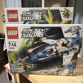 LEGO Galaxy Squad Swarm Interceptor 70701 & Warp Stinger 70702 Sets, 218/310pcs