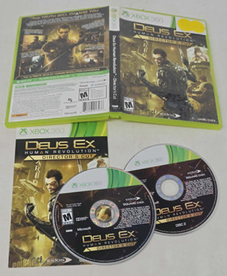 Xbox 360 Deus Ex: Human Revolution Director's Cut *w/Manual*Tested*F/S*