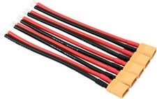 5pcs XT30 Plug XT 30 Male Connectors with 10cm 16awg Slicone Wire for RC LiPo