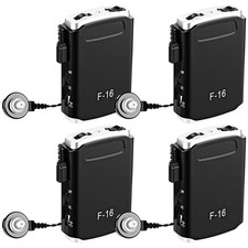 4 Pack Pocket Hearing Amplifiers - Sound Boosters for Clear Voice Hearing