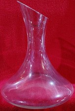 Carafe à vin en verre cristal Denizli - 10,5" de haut x 8,75" socle
