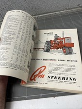 VINTAGE FARM EQUIPMENT RED BOOK IMPLEMENT TRACTOR ADVERTISEMENT TOOL 1960s MOTOR