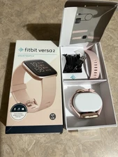 Fitbit Versa 2 Health Fitness Smartwatch Authentic Activity Tracker S & L PINK