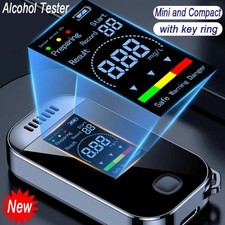 NEW Digital Breath Alcohol Tester Professional Breathalyzer With LCD Display USB