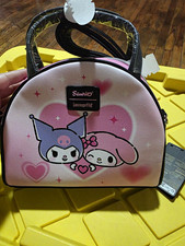 Loungefly Sanrio Kuromi  My Melody Pink/Black Purse Cartoon  TV Characters
