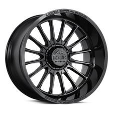 22 Lock X-treme Striker Gloss Black 22x10 Wheel 6x135 6x5.5 -18mm Truck Rim