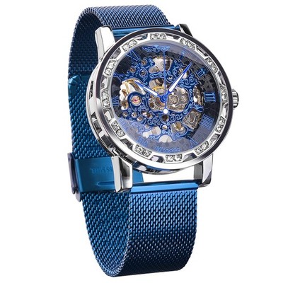FORSINING Watch for Men, Retro Steampunk Skeleton Manual Mechanical Wrist Wat...