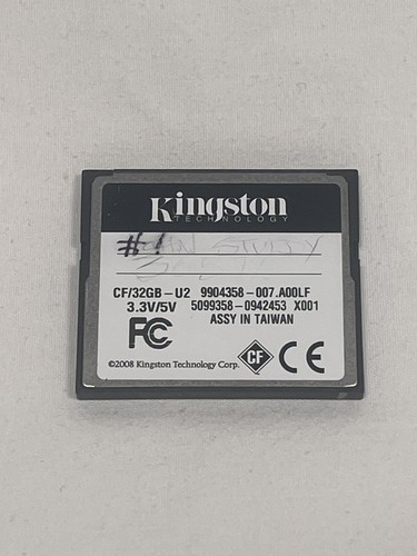 Kingston 32 GB 266x Speed - Compact Flash Card - Red/Black (CF/32GB-U2) - Picture 9 of 9