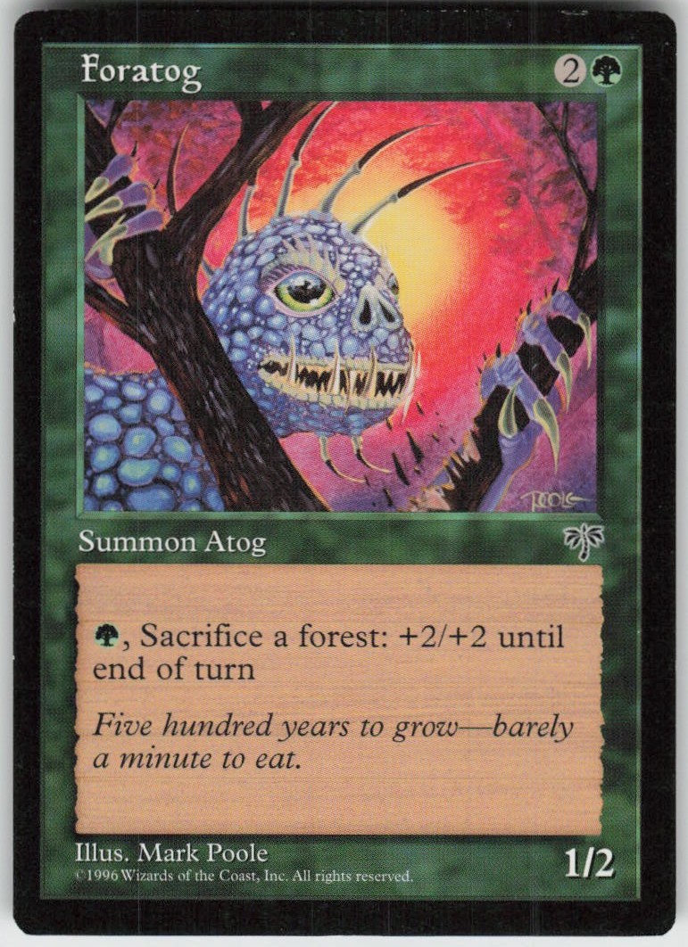 Foratog MIR Uncommon Moderately Played