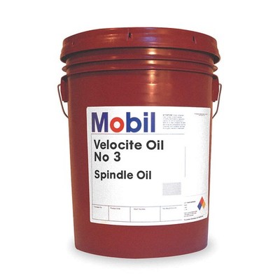 MOBIL 103866 Spindle Oil,Amber,Mineral,5 gal. 5ZN14
