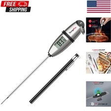 ThermoPro TP02S Digital Food Thermometer for Cooking Bread Baking Sourdough L