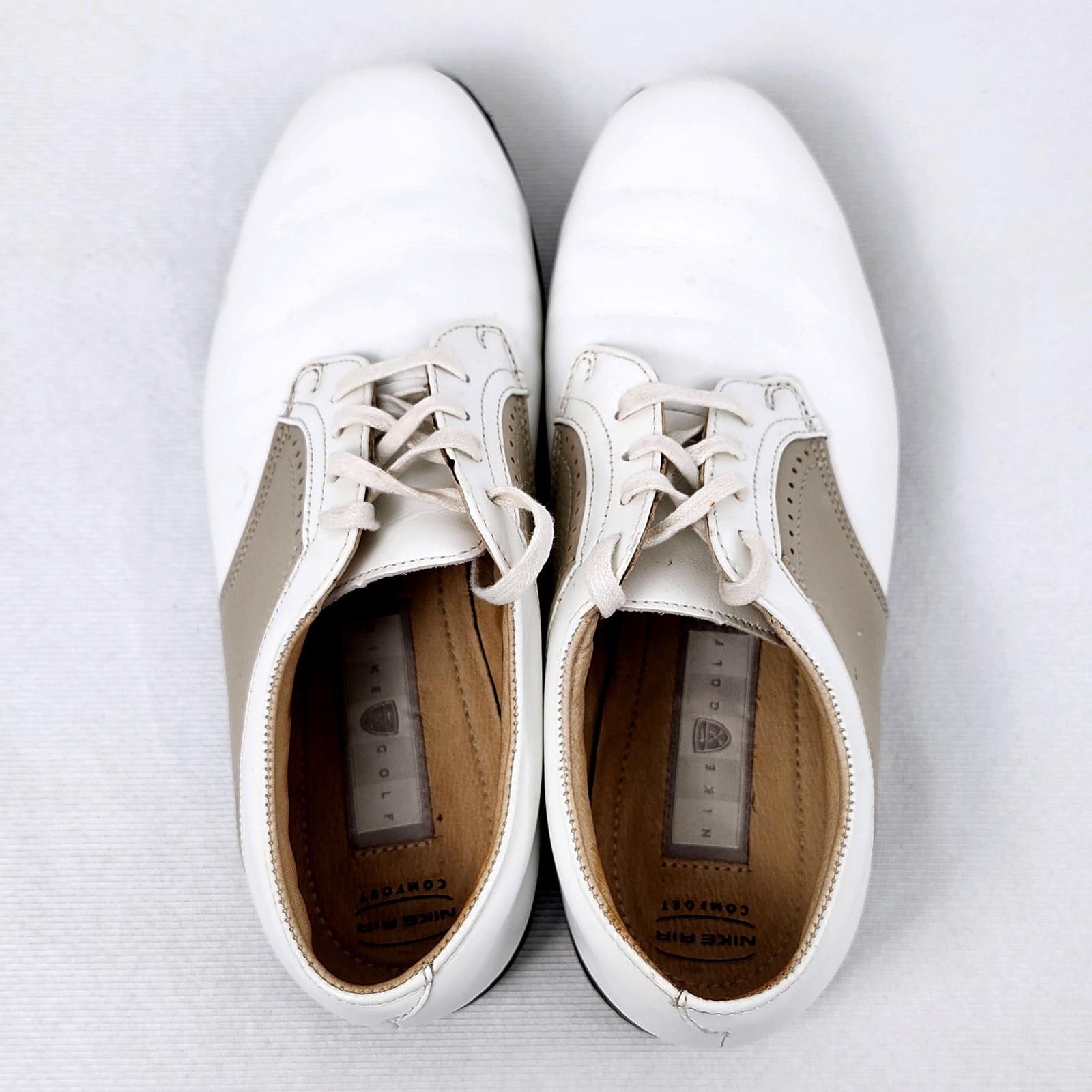 Nike Air Comfort Verdana Last Golf Shoes Womens 7W Saddle Leather Soft Spikes thumbnail 5