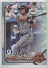 2022 Bowman 1st Edition Sky Blue Foil Diego Rincones #BPPF-65 12bk