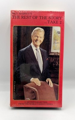 Paul Harvey's The Rest of the Story ...Take 2 - 1991 VHS - New, Factory Sealed
