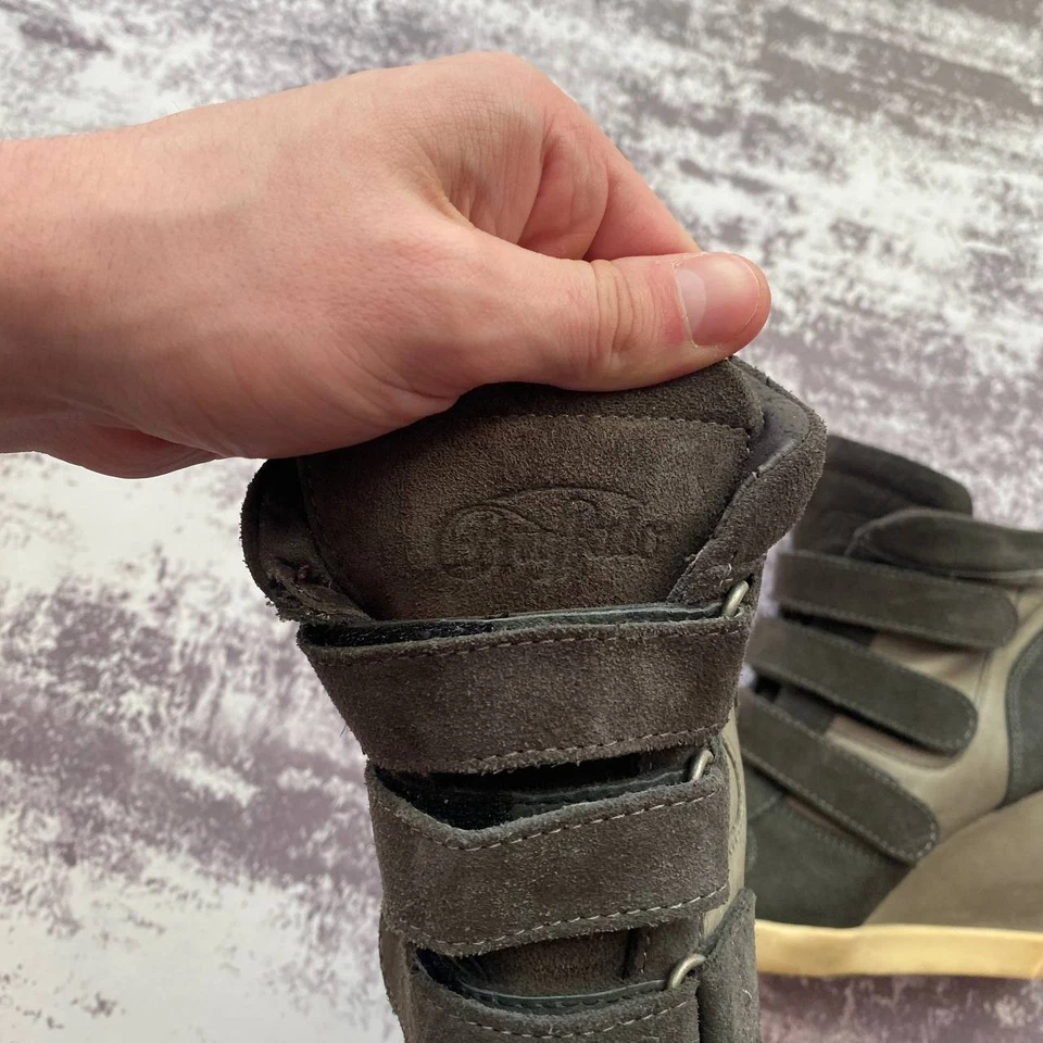 Zapatilla deportiva de cuña oculta estilo Isabel Marant Foto 3 de 4