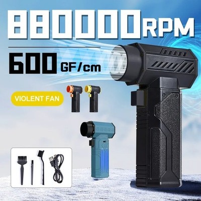880000RPM Turbo Fan Jet leistungsstarkes Luftgebläse 10000mAh 600g Schub 70m/s Wind