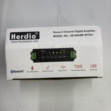 Herdio 4-Channel Bluetooth Amplifier Receiver Home W/ Power Adapter