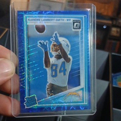 2025 Panini Donruss Optic Blue Scope Prizm Rated Rookie #367 Lambert-Smith Char 