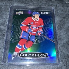 2024-25 Upper Deck Allure - Color Flow Cole Caufield #CFL-16 Green Blue