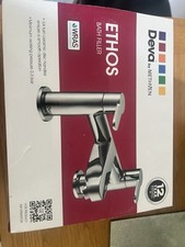 Deva Ethos Bath Filler Tap Chrome Mixer Tap Modern Bathroom Tap WRAS Approved