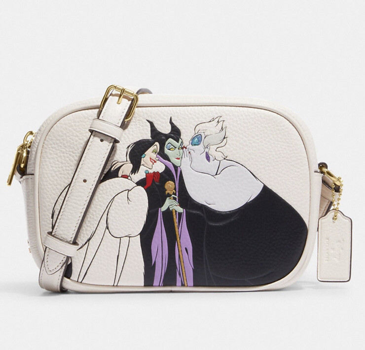 Disney X Coach Mini Jamie Camera Bag With Villains Motif image 7