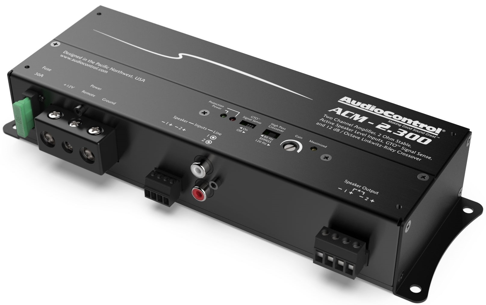 AudioControl ACM-2300 Micro 300 Вт 2-канальный автомобильный усилитель Комплект усилителей для управления звуком