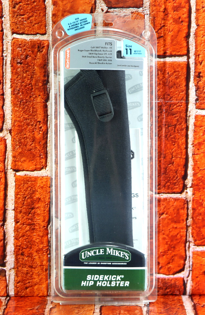 Uncle Mike's Sidekick Hip Holster Size 11 Right Hand 9.5-10.75" Single Double