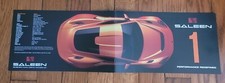 SALEEN 1 SPORTS CAR SALES BROCHURE 2018 PERFORMANCE REDEFINED