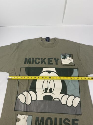 Vintage Disney Mickey Mouse T-Shirt Size XL Jerry Leigh Big Logo 