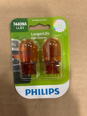 Philips 7440NALLB2 Long Life Turn Park Light Bulb