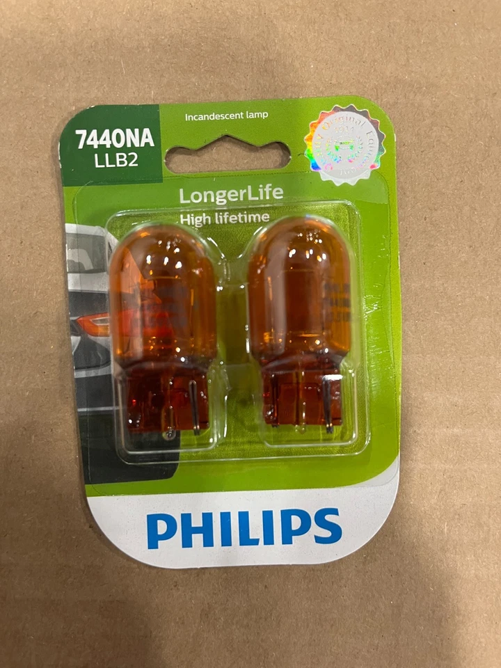 Philips 7440NALLB2 Long Life Turn Park Light Bulb - Image 1 of 1