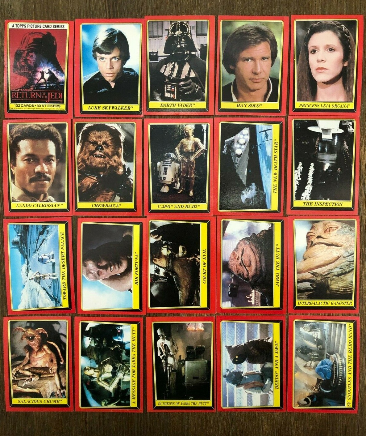 1983 Topps Return Of The Jedi Series 1 Cards, Pick Singles from Set- | eBay