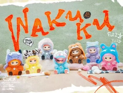WAKUKU FUZZY TRENDY FUN PARTY SERIES PLUSH TOYS CONFIRMED BLIND