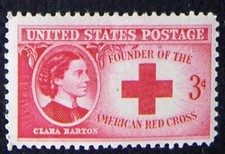 US 3¢ stamp SC #967 Founder of The American Red Cross Clara Barton MNH 1948