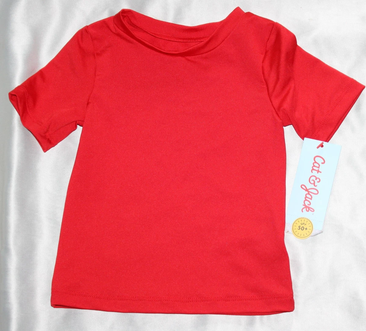 Boys red swim shirt hotsell