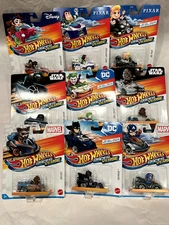 DC Comics Marvel Hot Wheels Racer Verse Batman, Spiderman, Capt America & MORE