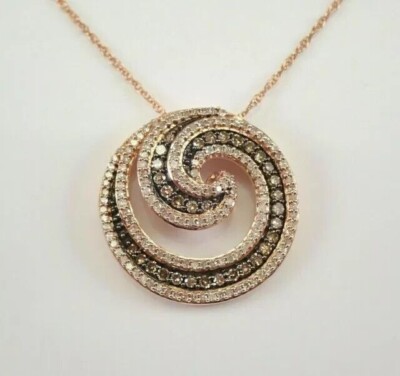 3Ct Round Cut Lab Created Diamond Amazing Women's Pendant 14K Rose Gold Plated