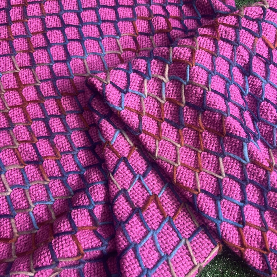 Manta de ganchillo cola de sirena púrpura de AmyHomie para niños Foto 4 de 4